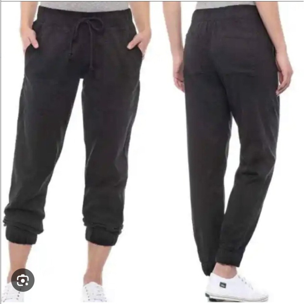 Cloth & Stone Los Angeles Charcoal‎ Gray Drawstring Jogger Utility Pants size M